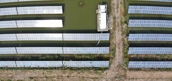 淮安金湖 100MW 水上光伏巡检